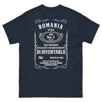 Thumbnail for T-Shirt Romania Vero blu - L'Italiano sogna segretamente