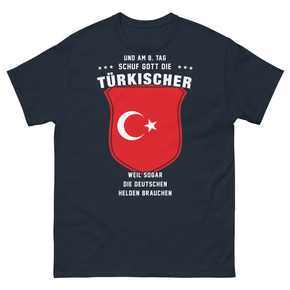 T-shirt turkische Helden marine - am achten Tag
