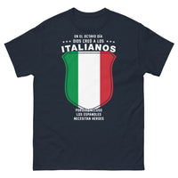 Thumbnail for T-shirt Héroes Italianos marine - humour céleste