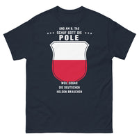 Thumbnail for T-Shirt Polen dunkelblau - Am 8. Tag schuf Gott die Polen
