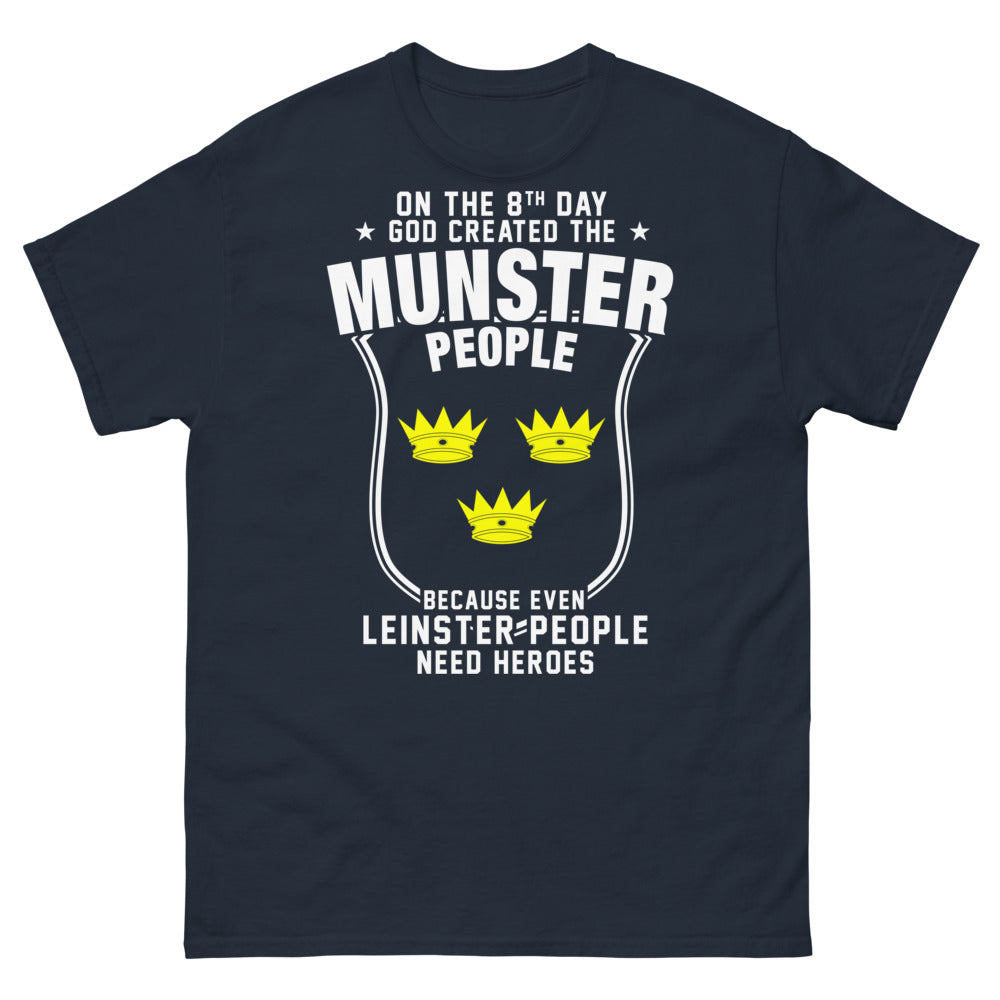 T-shirt munster marine - on the 8th day god created munster people