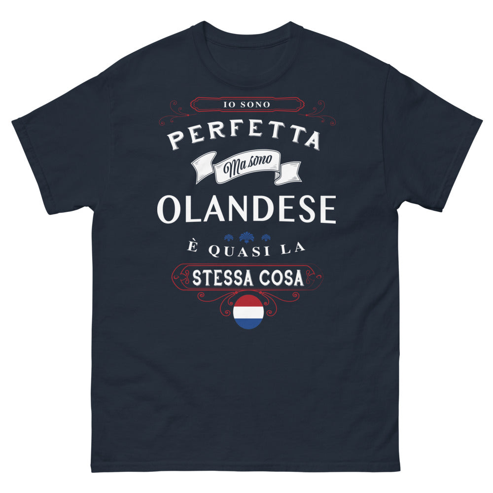 T-Shirt olandese blu scuro - perfetta ma olandese
