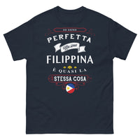 Thumbnail for T-shirt Philippines marine - Io sono perfetta ma filippina