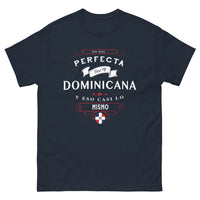 Thumbnail for T-shirt dominicaine bleu marine - No soy perfecta