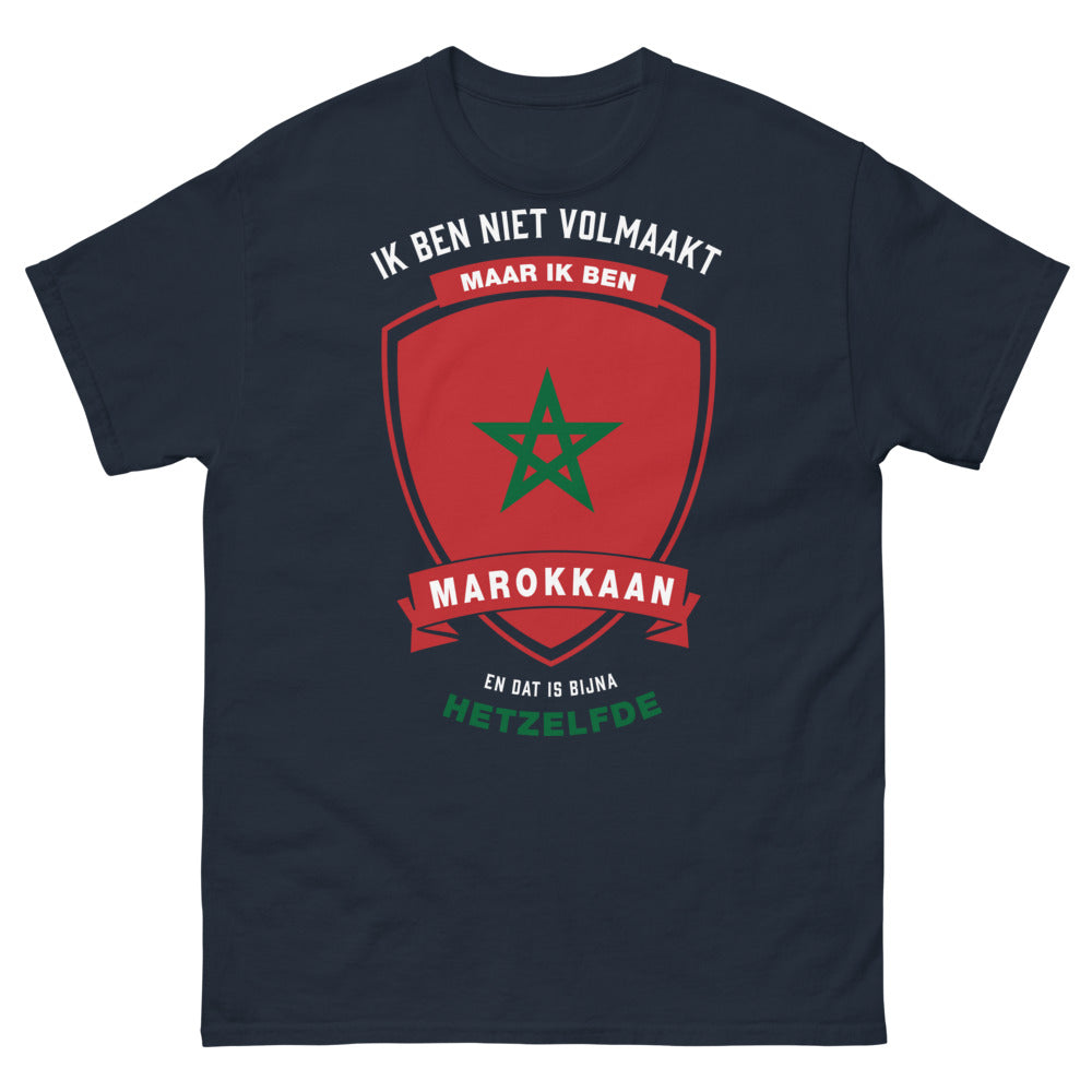 T-shirt Marocain marine - mais je suis marocain