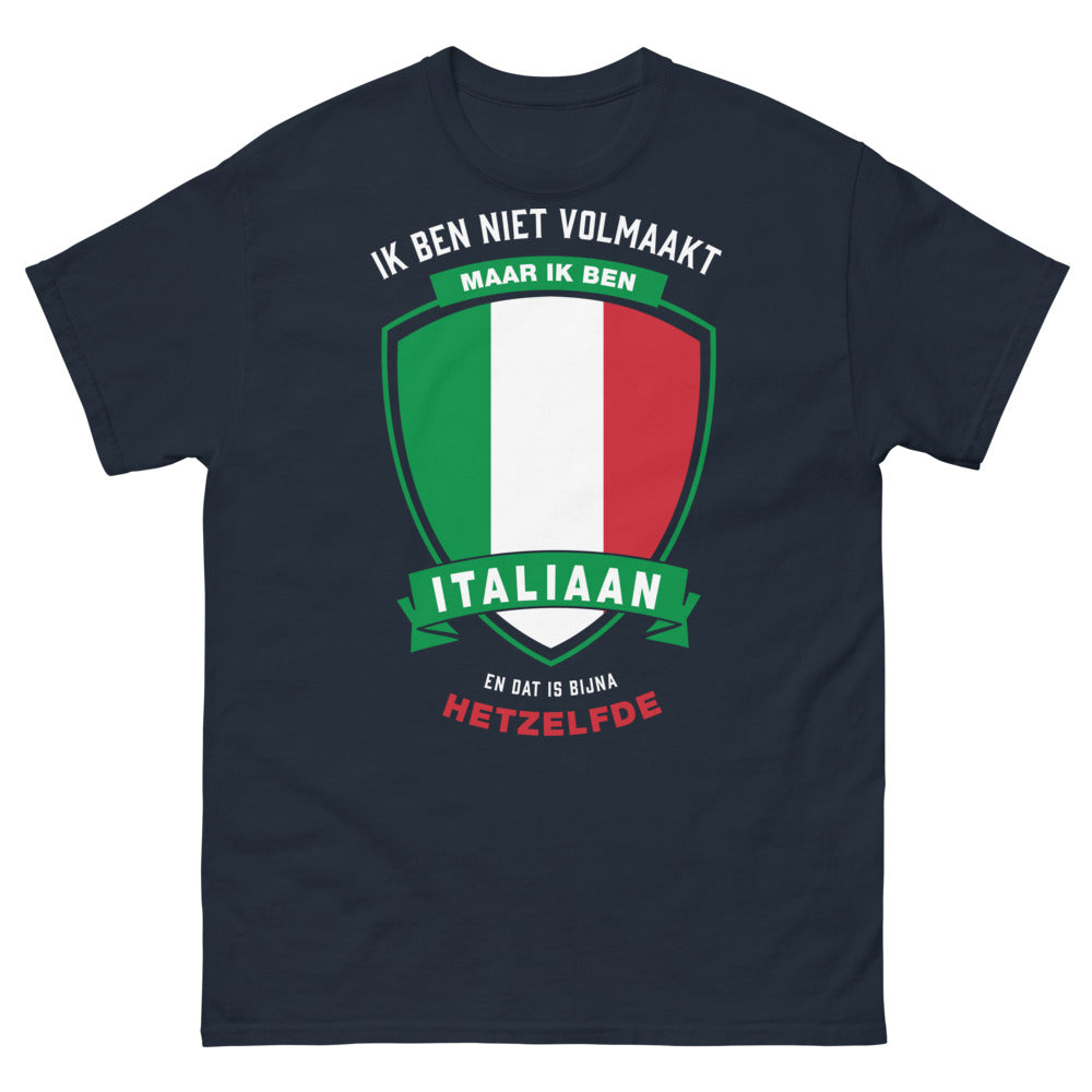 T-Shirt Italien Marineblau - Humor über italienische Herkunft