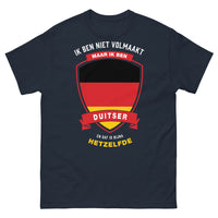 Thumbnail for T-Shirt Deutschsein marineblau - Text über deutschen Stolz