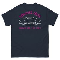 Thumbnail for T-shirt Alsace marine face - Toujours râler - Alsace fière