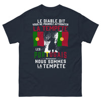 Thumbnail for T-shirt Portugais marine - Nous sommes la tempête