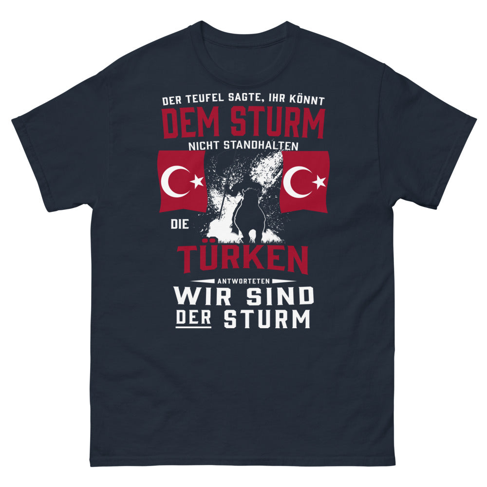 T-shirt Sturm und Türkische Antwort marine - puissance turque