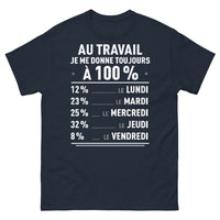 Thumbnail for T-shirt Bureau marine - 100% au travail