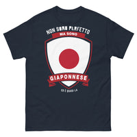 Thumbnail for T-shirt Giappone blu marino - Sono Giapponese fierezza