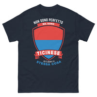 Thumbnail for T-Shirt Ticinese marina - Non sono perfetto ma sono Ticinese