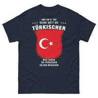 Thumbnail for T-shirt Turquie marine - Türkisch Held, design légendaire
