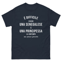 Thumbnail for T-shirt Sénégal marine - principessa senegalese, identità ed energia