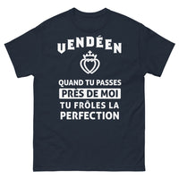 Thumbnail for T-shirt Vendéen marine - près de moi tu frôles la perfection