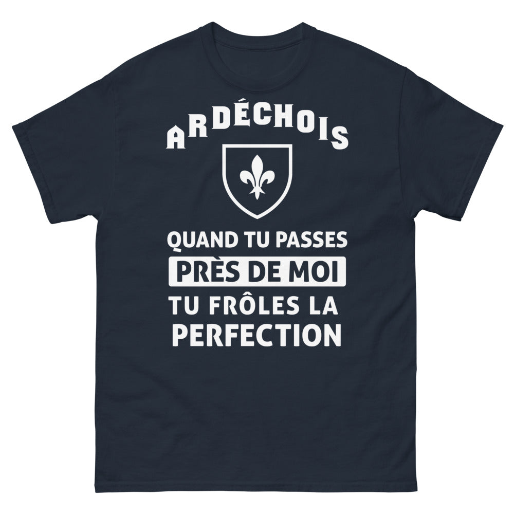 T-shirt Ardèche marine - Quand tu passes près de moi