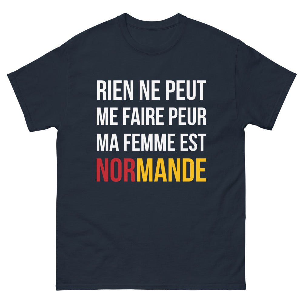 T-shirt Normande marine - Rien ne peut me faire peur