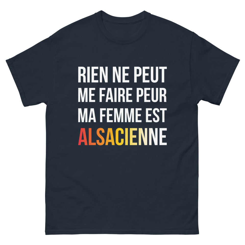 T-shirt Alsace marine - Rien ne peut me faire peur