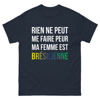 Thumbnail for T-shirt Brésil bleu marine - Rien ne peut me faire peur