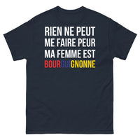 Thumbnail for T-shirt Bourgogne noir dos - Rien ne peut me faire peur