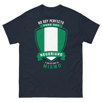 Thumbnail for T-shirt Nigérian marine - phrase humour sur origines