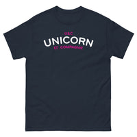 Thumbnail for T-shirt licorne sombre marine - magie nocturne