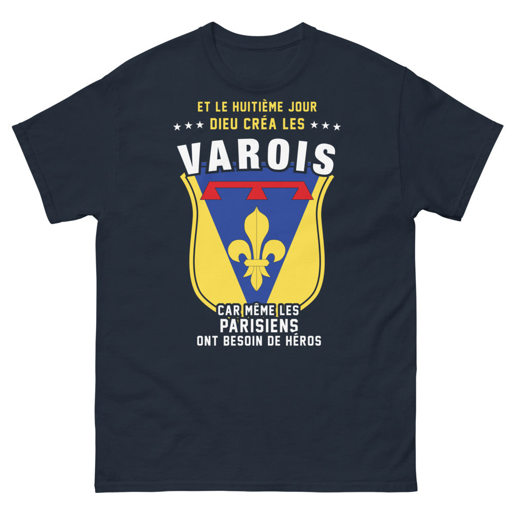 T-shirt varois marine face - Et le huitième jour, Dieu créa les Varois
