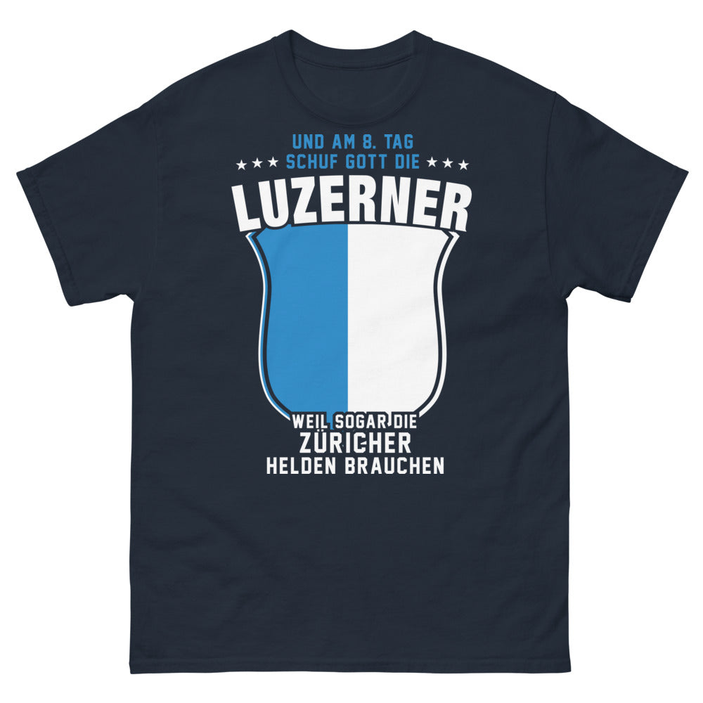 T-shirt Luzerner marine - citation culte