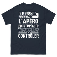Thumbnail for T-shirt Apéro Alsacien marine - design audacieux et esprit local