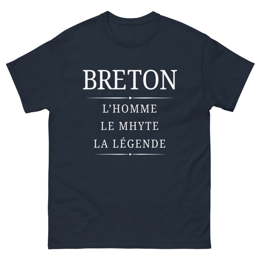 T-shirt Breton marine - L'homme, le mythe