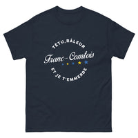 Thumbnail for T-shirt Franc-Comtois marine - Têtu râleur