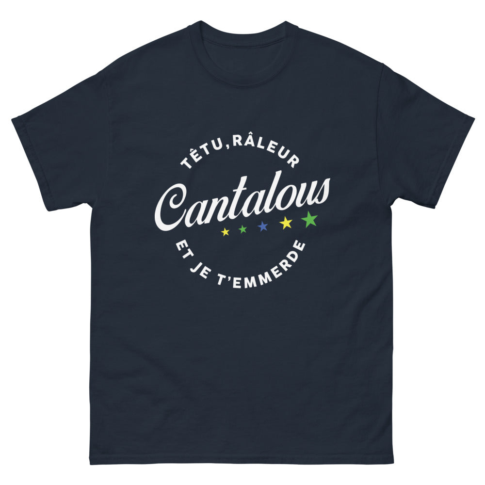 T-shirt Cantalous marine - fierté régionale