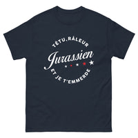 Thumbnail for T-shirt Jurassien marine - Têtu râleur