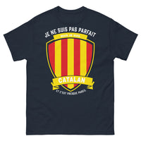 Thumbnail for T-shirt catalan marine - Je ne suis pas parfait mais presque