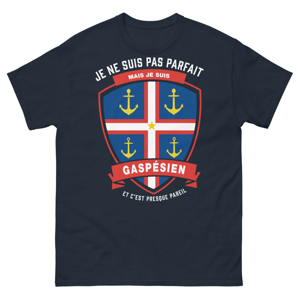 T-shirt Gaspésien marine - mais je suis gaspésien