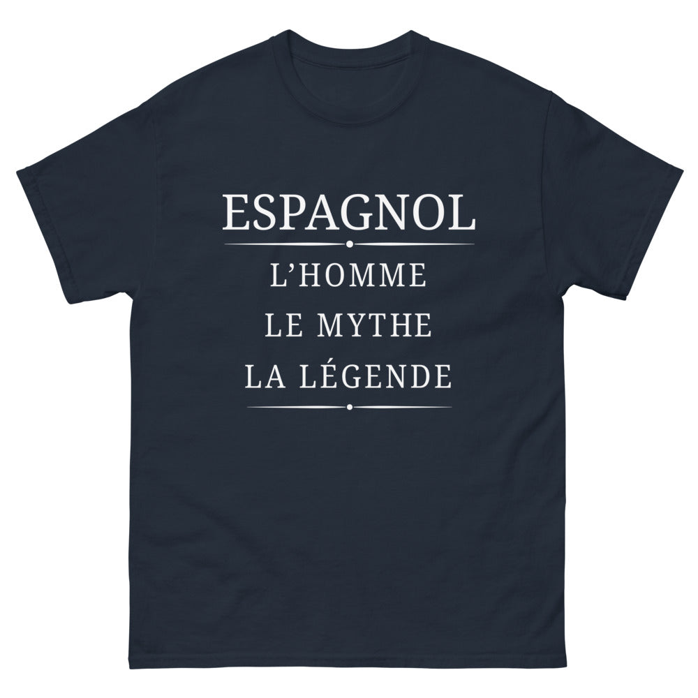 T-shirt Espagnol marine - L'homme, le mythe, la légende