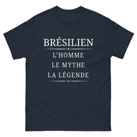 Thumbnail for T-shirt Brésilien marine - l'homme, le mythe, la légende