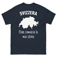 Thumbnail for T-shirt Svizzera marine - Dove Comincia la Mia Storia