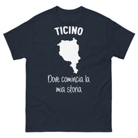 Thumbnail for Maglietta Ticino navy — Dove inizia la mia storia
