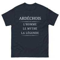 Thumbnail for T-shirt Ardéchois marine - L'homme, le mythe, la légende