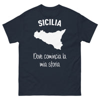 Thumbnail for T-shirt Sicilia marine - Dove comincia la mia storia