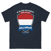 Thumbnail for T-shirt hollandais marine - Je ne suis pas parfait mais je suis hollandais