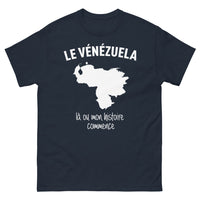 Thumbnail for T-shirt Venezuela marine - Là où mon histoire commence