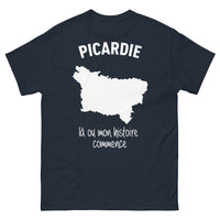 Thumbnail for T-shirt Picardie marine - là où mon histoire commence