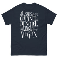 Thumbnail for T-shirt vegan marine - humour et honnêteté