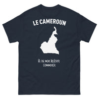 Thumbnail for T-shirt Cameroun marine - là où mon histoire commence