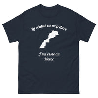 Thumbnail for T-shirt Nostalgie marocaine marine - motif sombre et esprit voyageur