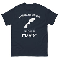 Thumbnail for T-shirt Maroc bleu marine - La réalité est trop dure