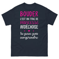 Thumbnail for T-shirt Princesse Ardéchoise marine - Bouderie élégante ardéchoise